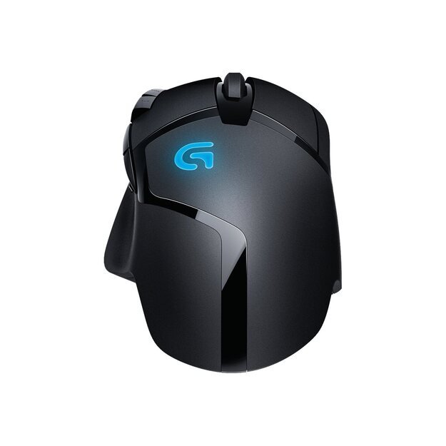 Kompiuterinė pelė laidinė MOUSE USB OPTICAL G402/BLACK 910-004067 LOGITECH