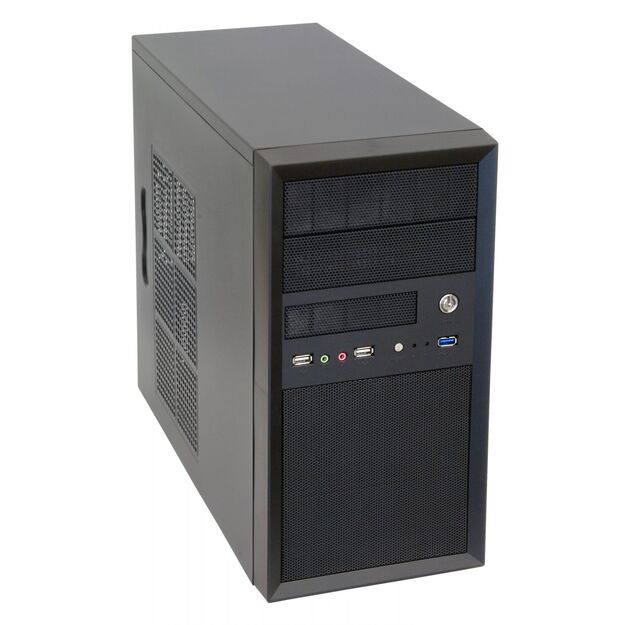 Kompiuterio korpusas |CHIEFTEC|MiniTower|MicroATX|Colour Black|CT-01B-OP 2