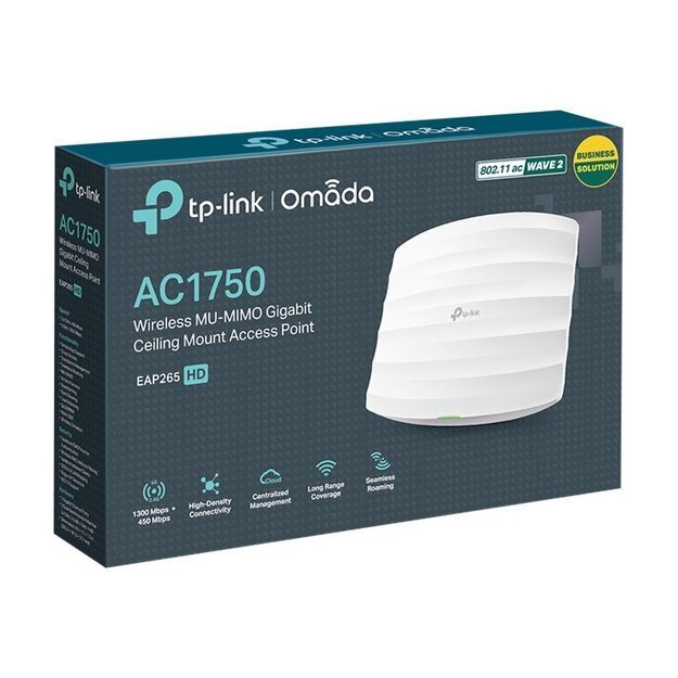 Tinklo prieigos taškas TP-LINK 1750Mbps 1x10/100/1000M EAP265HD