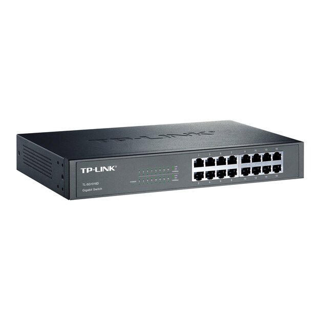 Komutatorius TP-LINK 16port Gigab. ECO-19in