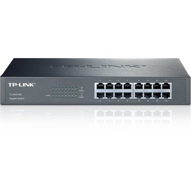 Komutatorius TP-LINK 16port Gigab. ECO-19in