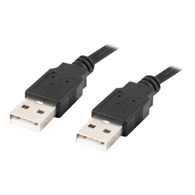 LANBERG cable USB-A M/M 2.0 1.0m black