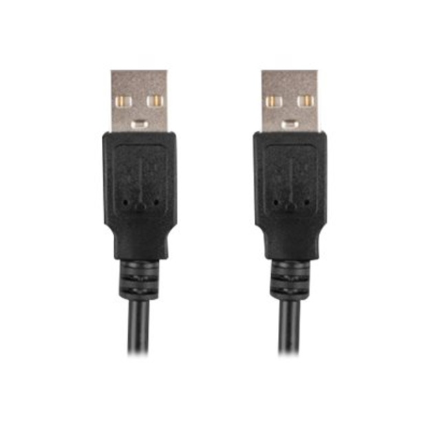 LANBERG cable USB-A M/M 2.0 1.0m black