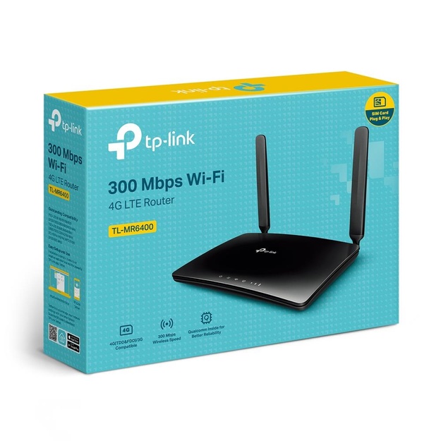 Maršrutizatorius 3G 4G 300MBPS TL-MR6400 TP-LINK