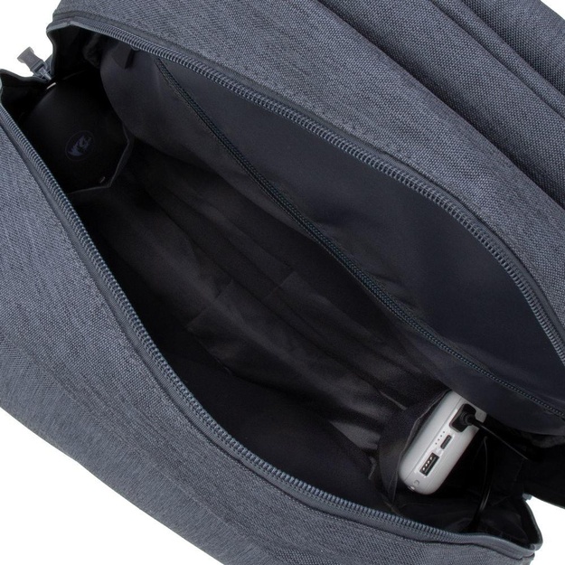 Nešiojamo kompiuterio kuprinė ANTI-THEFT 17.3 /7567 DARK GREY RIVACASE