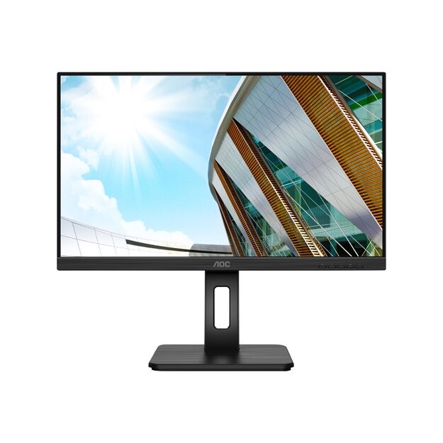 Monitorius AOC Q24P2Q 23.8inch 2560x1440 QHD IPS 250cd/m2 1000:1 4ms HDMI VGA DisplayPort Speakers