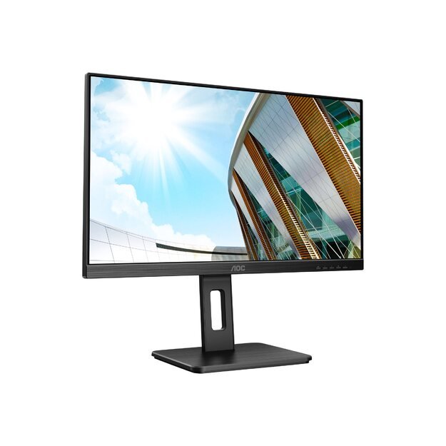 Monitorius AOC Q24P2Q 23.8inch 2560x1440 QHD IPS 250cd/m2 1000:1 4ms HDMI VGA DisplayPort Speakers