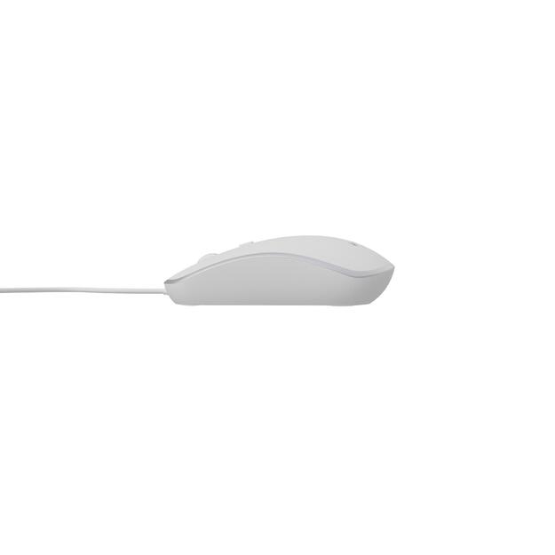 Kompiuterinė pelė laidinė MOUSE USB OPTICAL WHITE/SILVER/MUS-4B-06-WS GEMBIRD 5