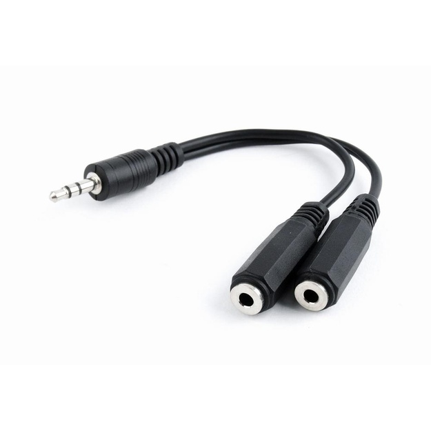 Audio adapteris SPLITTER 3.5MM/10CM WHT CCA-415-0.1M GEMBIRD