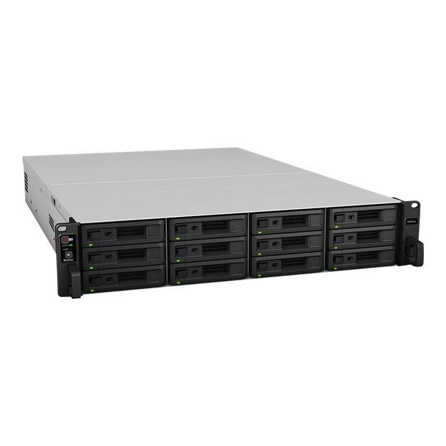SYNOLOGY RS3621xs+ 12-bay NAS-RackStation D-1541 8-core 2.1GHz 8GB DDR4 2xUSB 3.2 Gen 4xRJ-45 2x10GbE RJ-45 2xExpansion ports 4