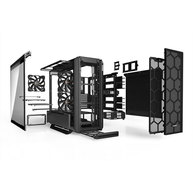 Kompiuterio korpusas |BE QUIET|Silent Base 802 Window Black|MidiTower|Not included|ATX|EATX|MicroATX|MiniITX|Colour Black|BGW39 13