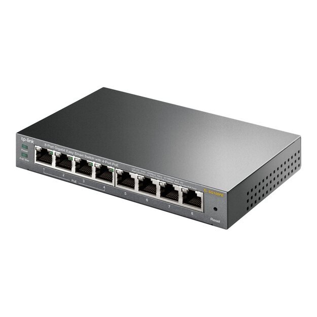 Komutatorius 8PORT 1000M POE TL-SG108PE TP-LINK