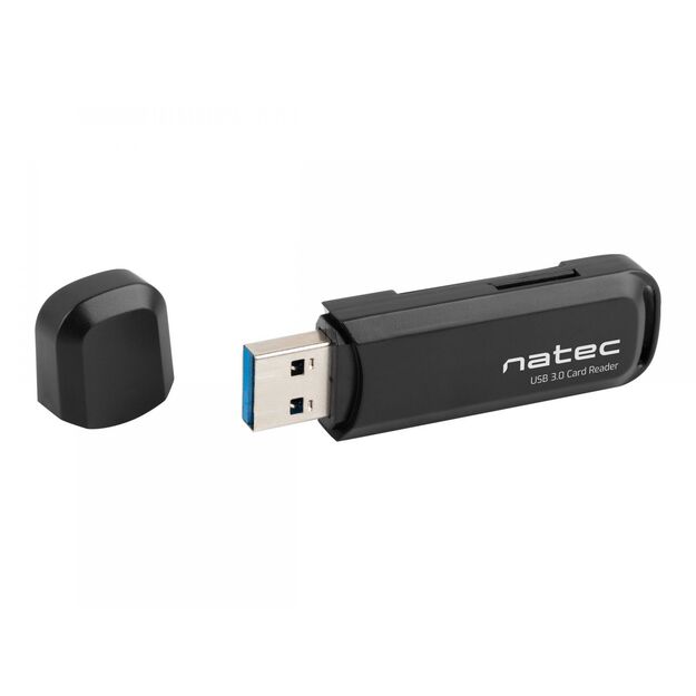 Atminties kortelių skaitytuvas NATEC Scarab 2 Card Reader USB 3.0 SD/micro SD black