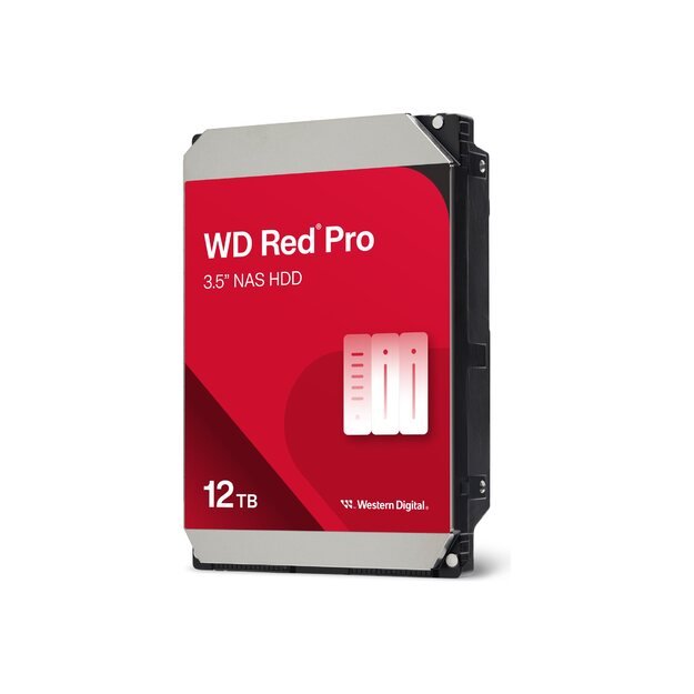 Kietasis diskas vidinis HDD|WESTERN DIGITAL|Red Pro|12TB|SATA 3.0|256 MB|7200 rpm|3,5 |WD121KFBX