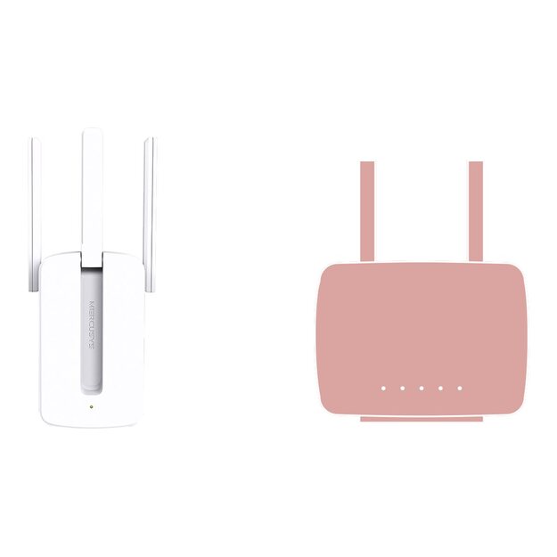 Belaidžio ryšio stiprintuvas TP-LINK MERCUSYS MW300RE N300 Wi-Fi PS 2x antenna 28