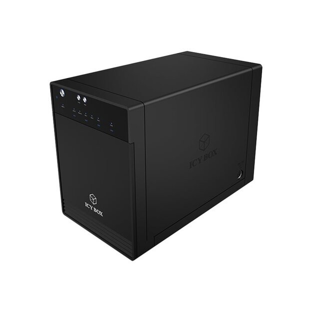 ICY BOX IB-3740-C31 USB 3.1 Type-C SINGLE enclosure for 4x2.5/3.5inch SATA HDDs/SSDs 4