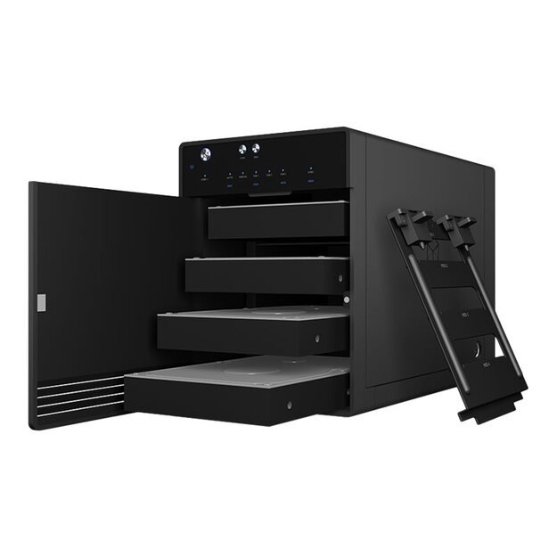 ICY BOX IB-3740-C31 USB 3.1 Type-C SINGLE enclosure for 4x2.5/3.5inch SATA HDDs/SSDs 9