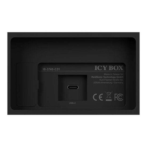 ICY BOX IB-3740-C31 USB 3.1 Type-C SINGLE enclosure for 4x2.5/3.5inch SATA HDDs/SSDs 6