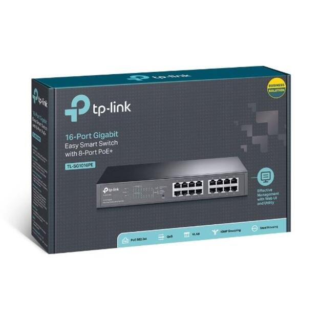 Komutatorius 16PORT 1000M 8P POE+ TL-SG1016PE TP-LINK 3