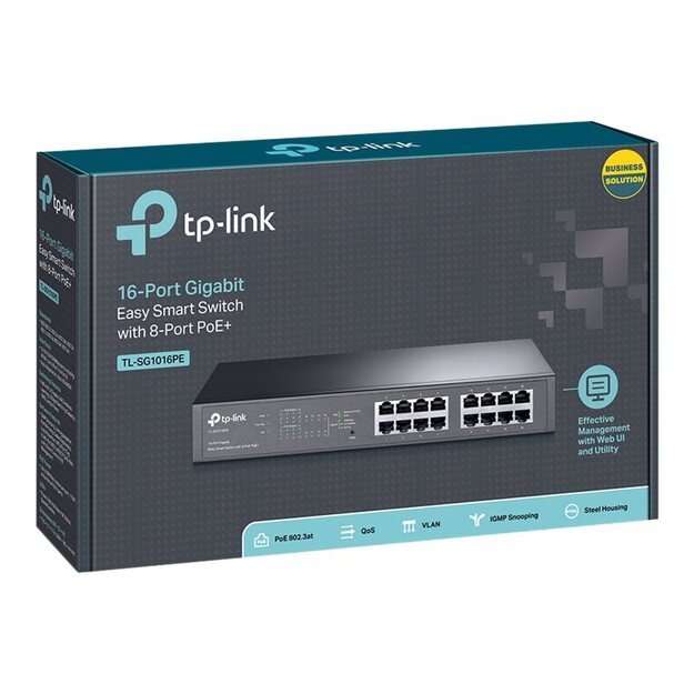 Komutatorius 16PORT 1000M 8P POE+ TL-SG1016PE TP-LINK 5