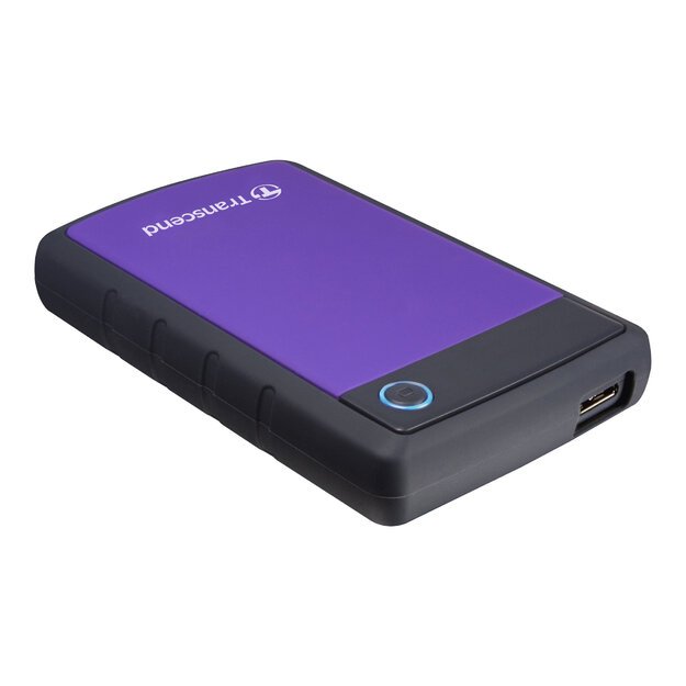 External HDD|TRANSCEND|StoreJet|4TB|USB 3.0|Colour Purple|TS4TSJ25H3P