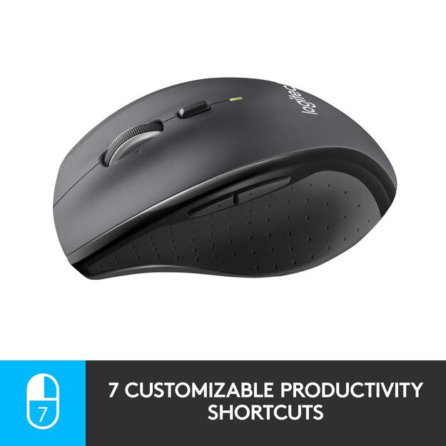 Kompiuterinė pelė belaidė LASER WRL M705/BLACK 910-001949 LOGITECH 53
