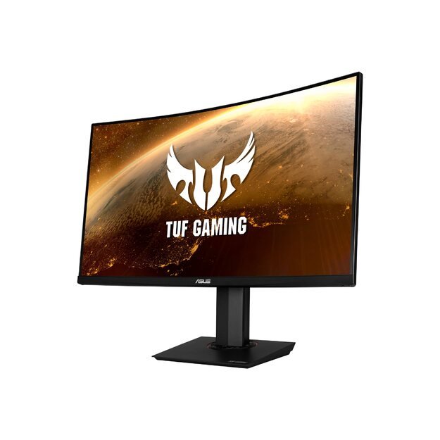 Monitorius ASUS TUF Gaming VG32VQR 31.5inch VA WLED WQHD Curved 1800R 16:9 165Hz 3000:1 400cd/m2 1ms 2xHDMI DP