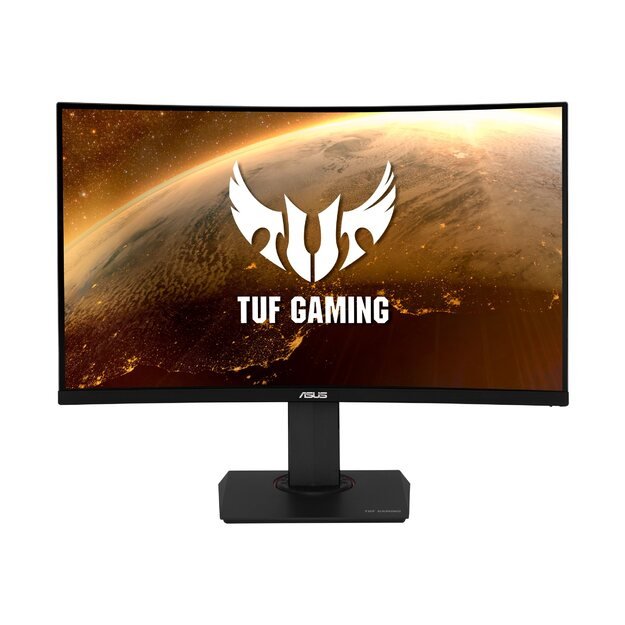 Monitorius ASUS TUF Gaming VG32VQR 31.5inch VA WLED WQHD Curved 1800R 16:9 165Hz 3000:1 400cd/m2 1ms 2xHDMI DP