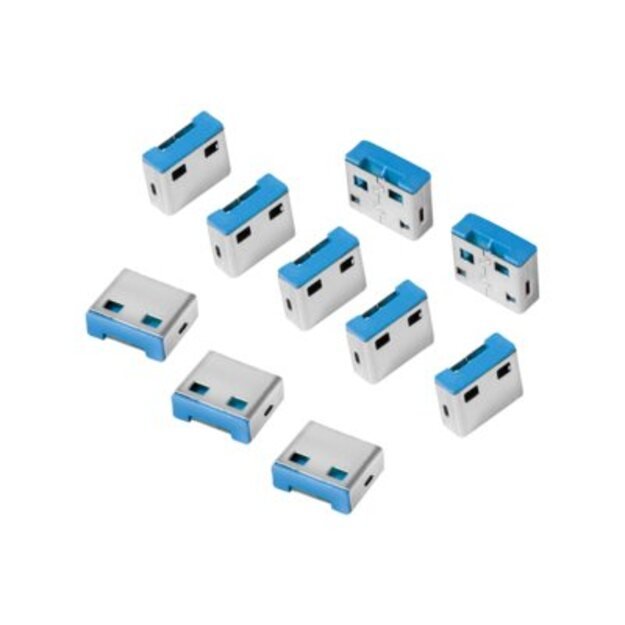 LOGILINK AU0046 LOGILINK - USB port blocker (10x locks)