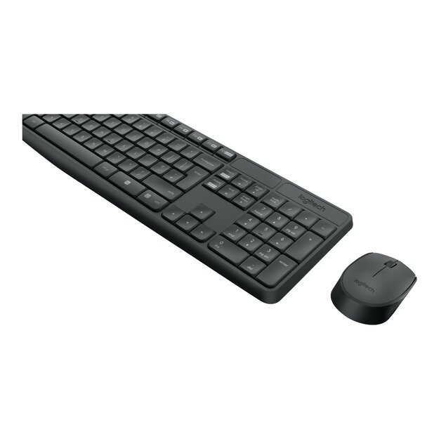 LOGITECH MK235 Wireless Keyboard&Mouse GREY US INT