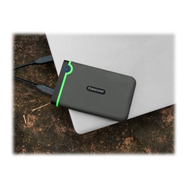 Išorinis kietasis diskas HDD |TRANSCEND|StoreJet|TS4TSJ25M3C|4TB|USB 3.1|Colour Green|TS4TSJ25M3C