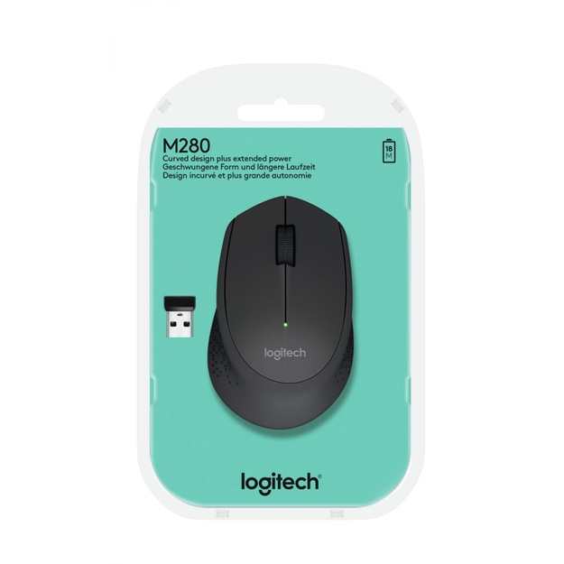 Kompiuterinė pelė belaidė OPTICAL WRL M280/BLACK 910-004287 LOGITECH
