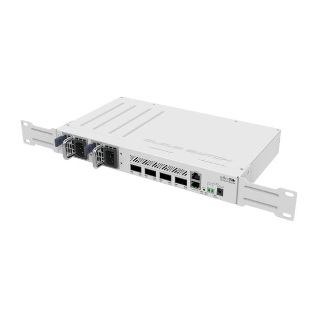 Komutatorius |MIKROTIK|CRS504-4XQ-IN|Rack 1U|1x10Base-T / 100Base-TX|4xQSFP28|CRS504-4XQ-IN