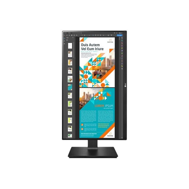 Monitorius verslui |LG|24QP550-B|23.8 |Business|Panel IPS|2560x1440|16:9|Matte|5 ms|Swivel|Pivot|Height adjustable|Tilt|24QP550-B