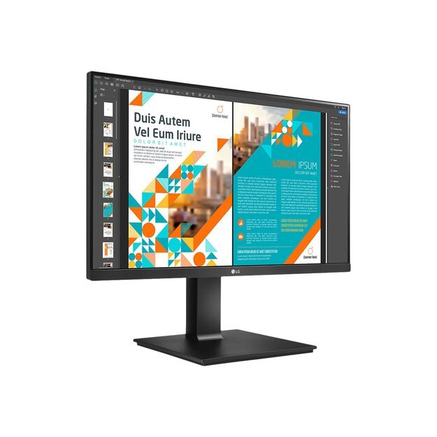 Monitorius verslui |LG|24QP550-B|23.8 |Business|Panel IPS|2560x1440|16:9|Matte|5 ms|Swivel|Pivot|Height adjustable|Tilt|24QP550-B