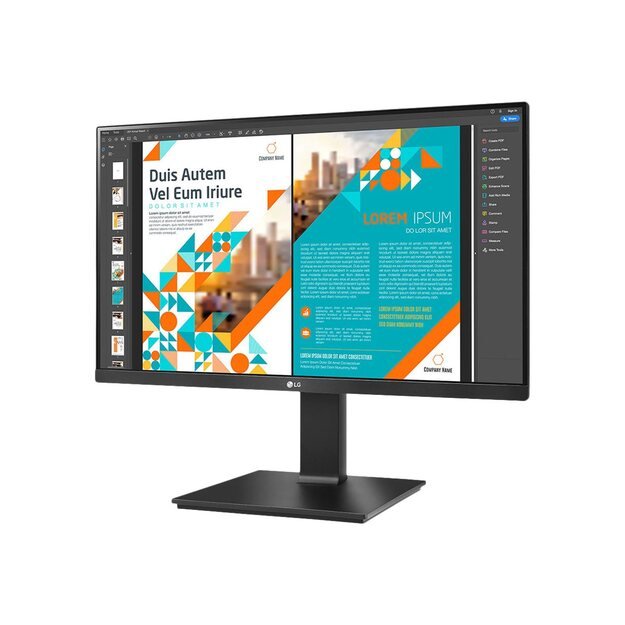 Monitorius verslui |LG|24QP550-B|23.8 |Business|Panel IPS|2560x1440|16:9|Matte|5 ms|Swivel|Pivot|Height adjustable|Tilt|24QP550-B