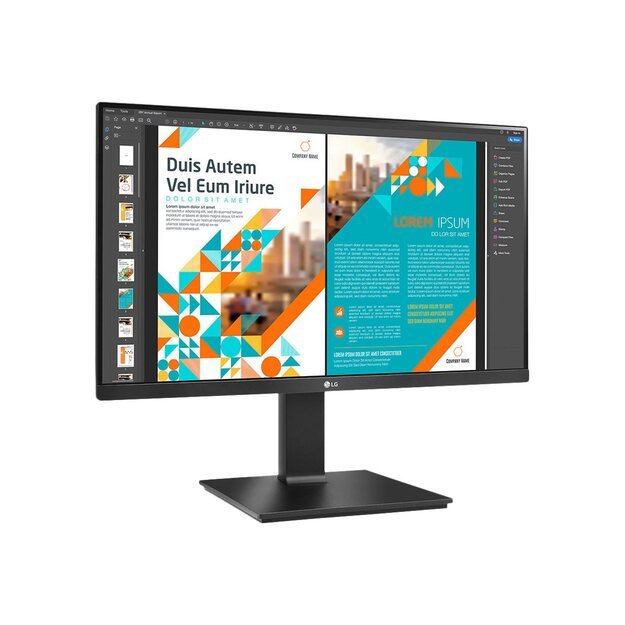 Monitorius verslui |LG|24QP550-B|23.8 |Business|Panel IPS|2560x1440|16:9|Matte|5 ms|Swivel|Pivot|Height adjustable|Tilt|24QP550-B