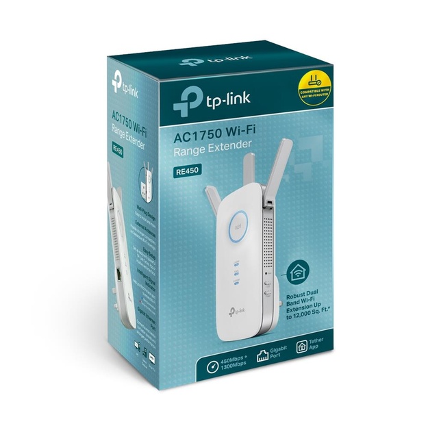 Belaidžio ryšio stiprintuvas 1750MBPS RE450 TP-LINK