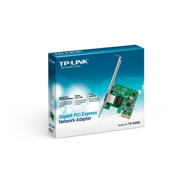 Tinklo plokštė TP-LINK PCIe x1 Gigabit NIC