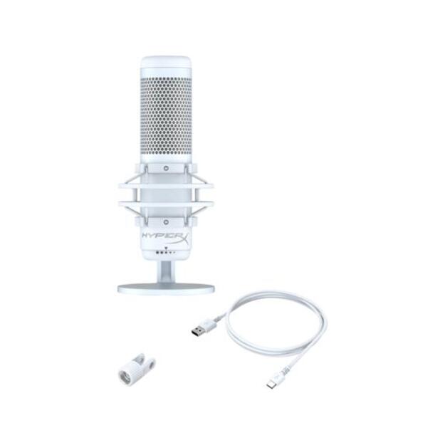 Mikrofonas MICROPHONE HYPERX QUADCAST S/WHITE 519P0AA HYPERX