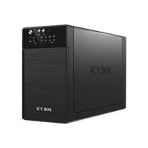 ICYBOX IB-RD3620SU3 IcyBox External RAID system for 2x3,5 SATA I/II/III, USB 3.0, eSATA, Black