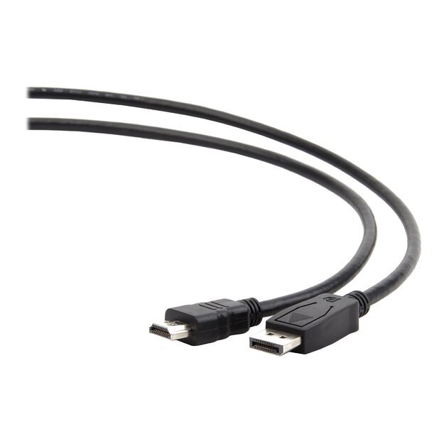 Vaizdo kabelis - adapteris DISPLAY PORT TO HDMI/1.8M CC-DP-HDMI-6 GEMBIRD