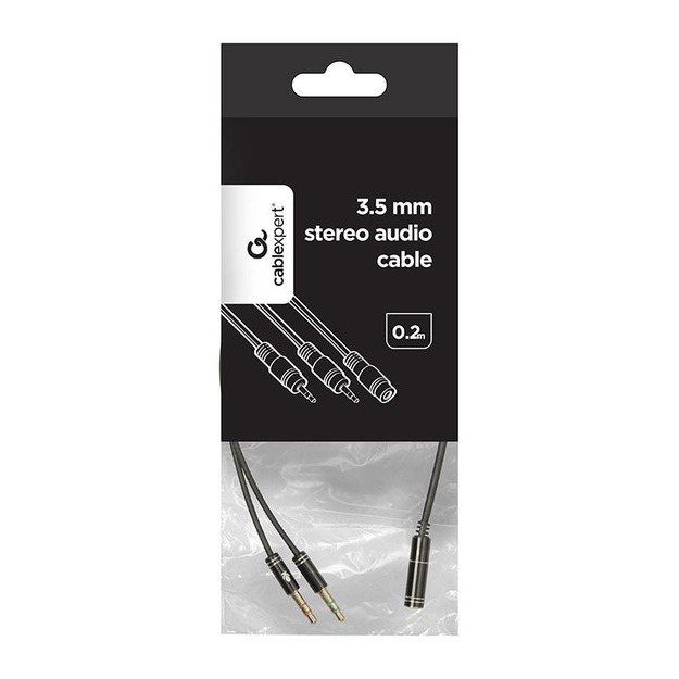Audio adapteris 3.5MM SOCKET TO/2X3.5MM PLUG CCA-418M GEMBIRD