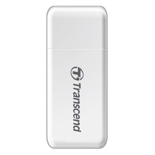 Atminties kortelių skaitytuvas MEMORY READER FLASH USB3.1/WHITE TS-RDF5W TRANSCEND