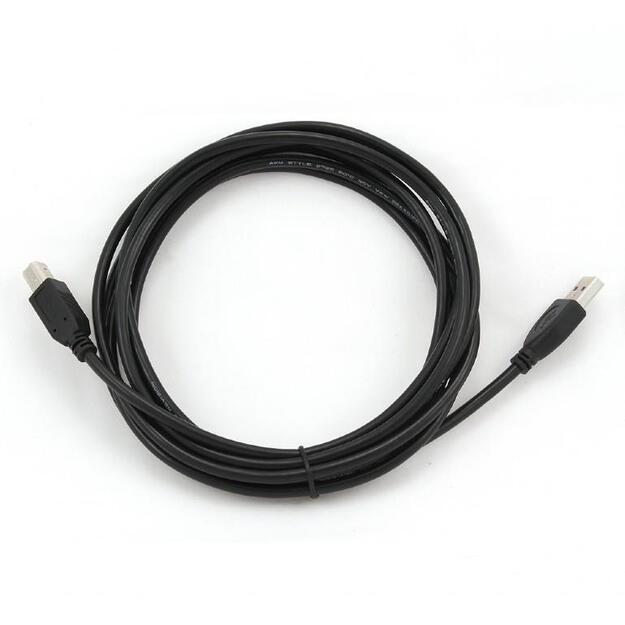 CABLE USB2 AM-BM 3M/BLACK CCP-USB2-AMBM-10 GEMBIRD