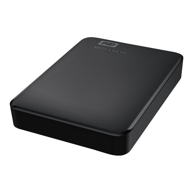 Išorinis kietasis diskas HDD |WESTERN DIGITAL|Elements Portable|WDBU6Y0050BBK-WESN|5TB|USB 3.0|Colour Black|WDBU6Y0050BBK-WESN