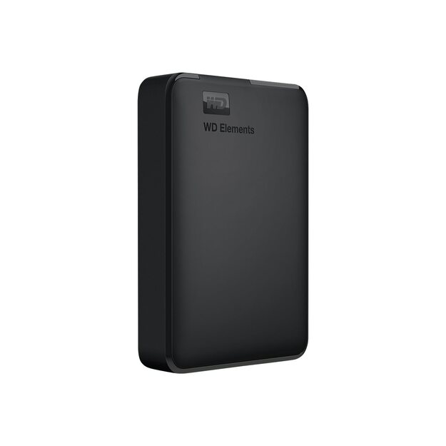 Išorinis kietasis diskas HDD |WESTERN DIGITAL|Elements Portable|WDBU6Y0050BBK-WESN|5TB|USB 3.0|Colour Black|WDBU6Y0050BBK-WESN