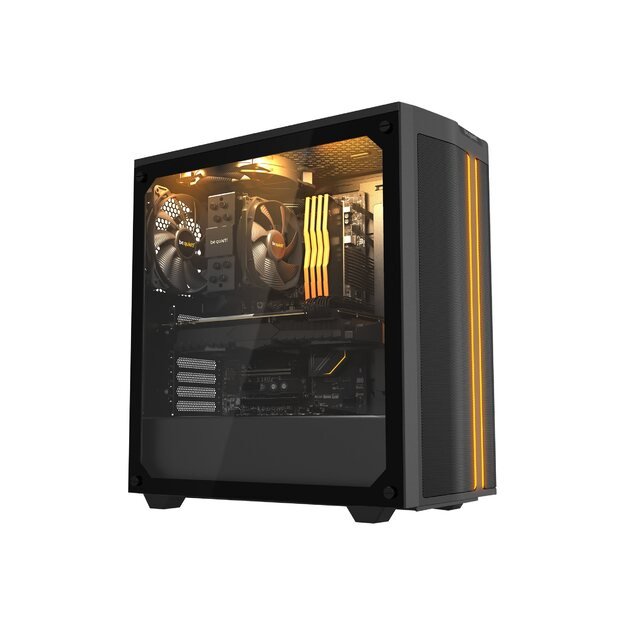 Kompiuterio korpusas Case|BE QUIET|PURE BASE 500DX|MidiTower|Not included|ATX|MicroATX|MiniITX|Colour Black|BGW37