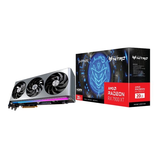 Vaizdo plokštė |SAPPHIRE|AMD Radeon RX 7900 XT|20 GB|GDDR6|384 bit|PCIE 4.0 16x|Active|2xHDMI|2xDisplayPort|11323-01-40G