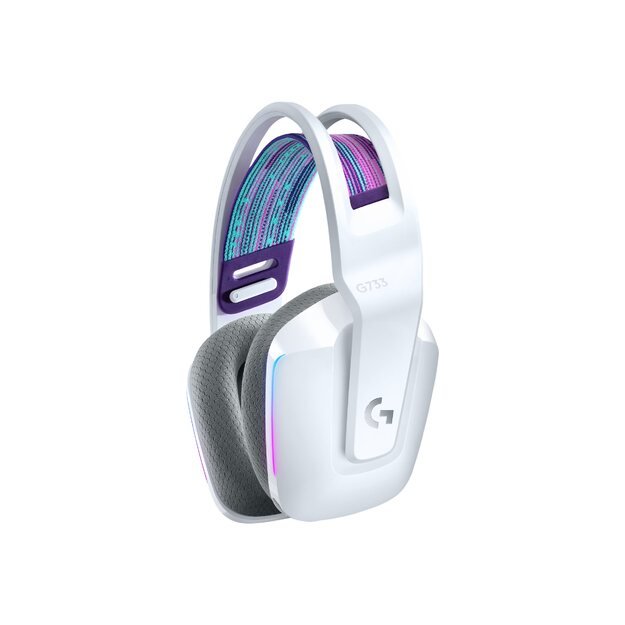 Ausinės LOGITECH G733 LightSpeed Wireless RGB Gaming - WHITE - EMEA 47